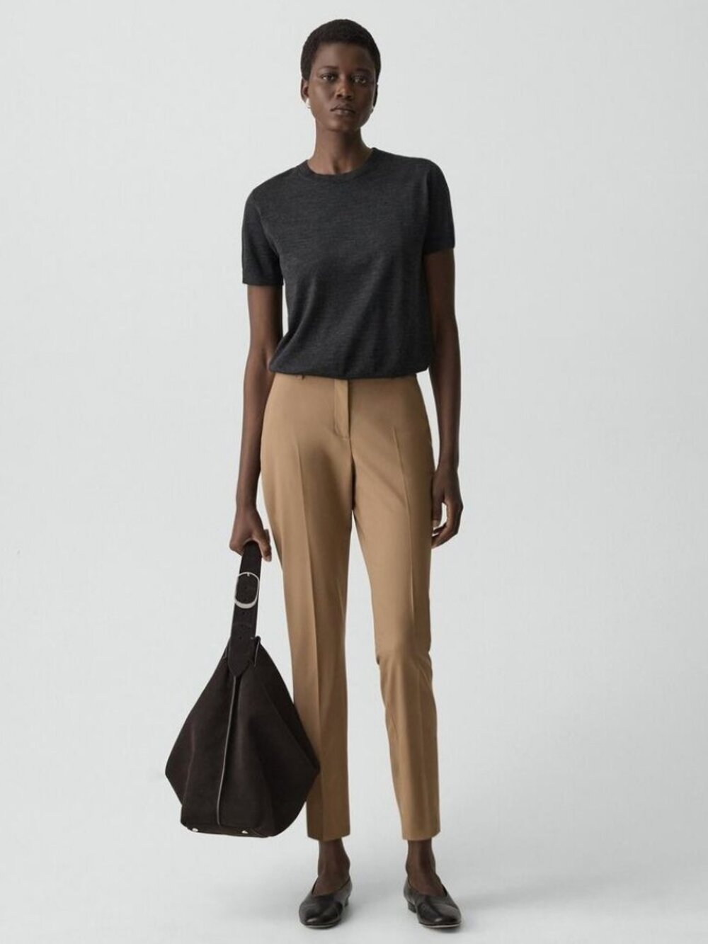 Theory Trecca Wool Camel Pant